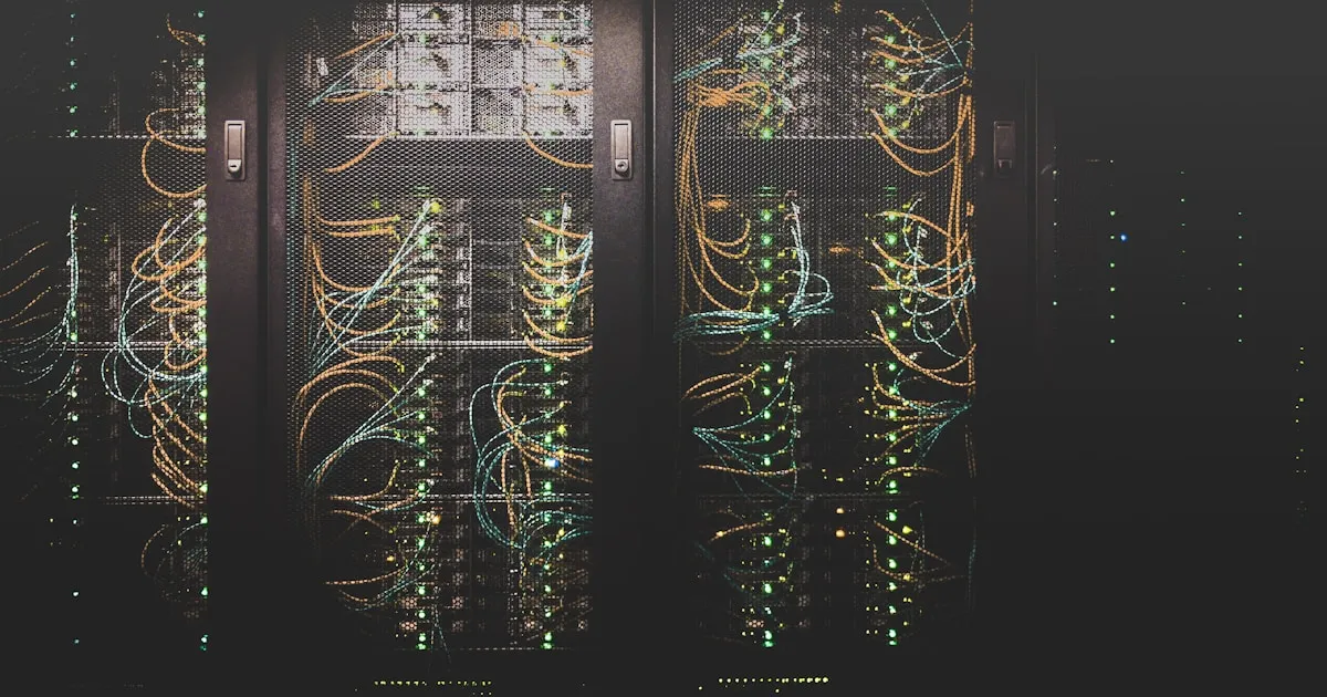 Network patch panel and cables suggesting routed, typed decision paths